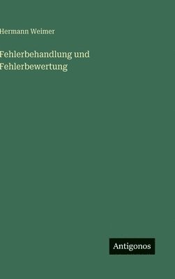 bokomslag Fehlerbehandlung und Fehlerbewertung