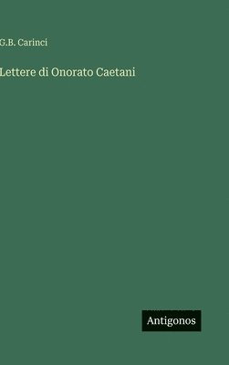 bokomslag Lettere di Onorato Caetani