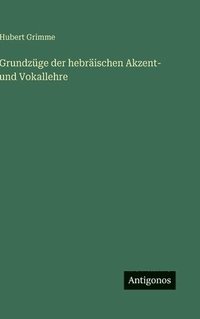 bokomslag Grundzüge der hebräischen Akzent- und Vokallehre