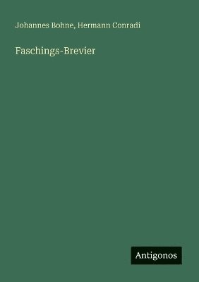 bokomslag Faschings-Brevier