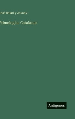 bokomslag Etimologias Catalanas
