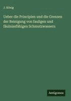 bokomslag Ueber die Principien und die Grenzen der Reinigung von fauligen und fäulnissfähigen Schmutzwassern