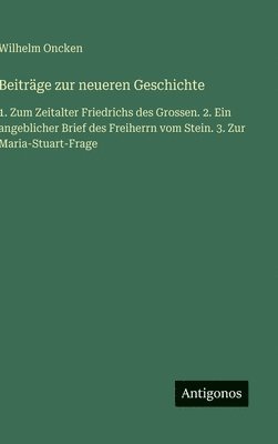 Beiträge zur neueren Geschichte