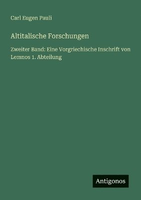 Altitalische Forschungen