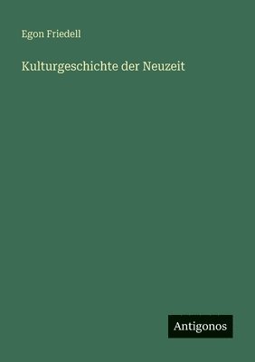 Kulturgeschichte der Neuzeit