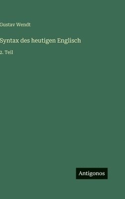 Syntax des heutigen Englisch