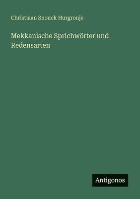 Mekkanische Sprichwörter und Redensarten