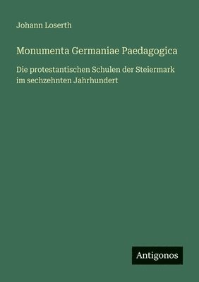 Monumenta Germaniae Paedagogica