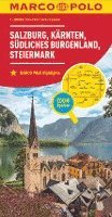 bokomslag MARCO POLO Regionalkarte Österreich 02 Salzburg, Kärnten, Steiermark 1:200.000
