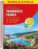 bokomslag MARCO POLO Reiseatlas Frankreich 1:300.000