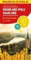 bokomslag MARCO POLO Regionalkarte Deutschland 10 Rheinland-Pfalz, Saarland 1:200.000