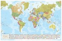 bokomslag MARCO POLO Weltkarte - Staaten der Erde mit Flaggen 1:35 Mio., plano in Hülse