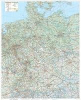 bokomslag MARCO POLO Große Deutschlandkarte mit Ländergrenzen