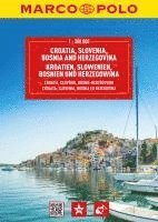 bokomslag MARCO POLO Reiseatlas Kroatien, Slowenien, Bosnien und Herzegowina 1:300.000