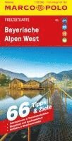 bokomslag MARCO POLO Freizeitkarte 45 Bayerische Alpen West 1:100.000