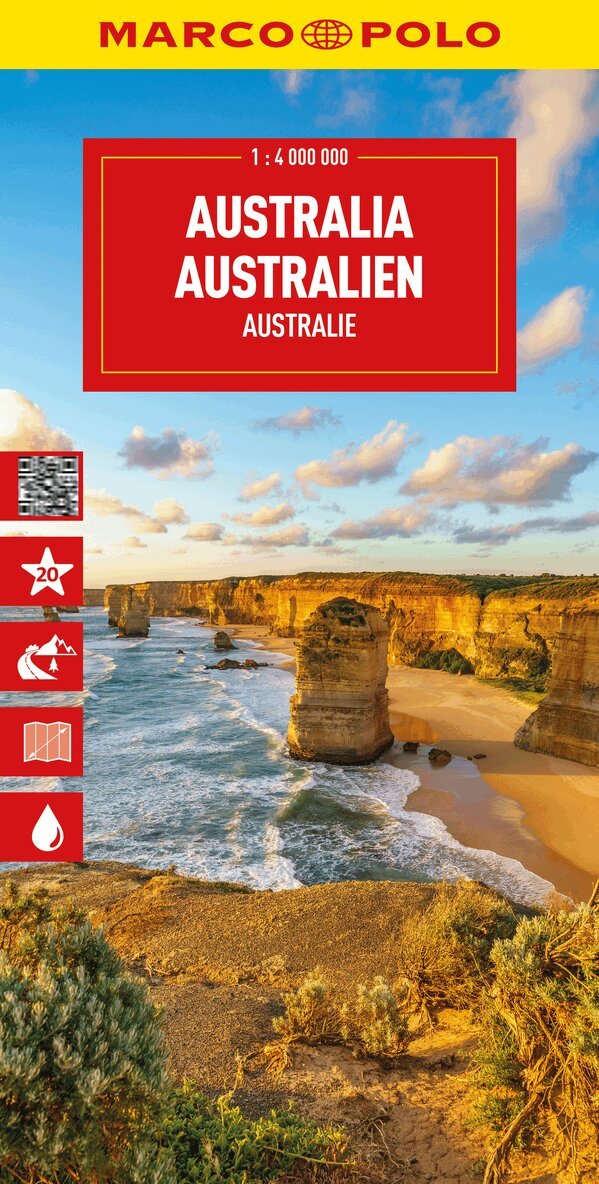 Marco Polo - Australia Marco Polo Map, Övrigt. Tillgänglighet: Lägg i varukorg