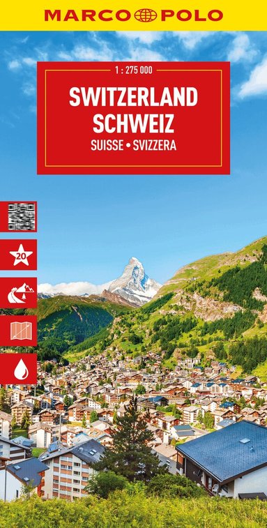 Marco Polo - Switzerland Marco Polo Map, Övrigt