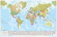 bokomslag MARCO POLO Weltkarte - Staaten der Erde mit Flaggen, plano in Hülse