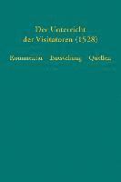 bokomslag Der Unterricht der Visitatoren (1528)