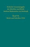 bokomslag Kritische Gesamtausgabe der Schriften und Briefe Andreas Bodensteins von Karlstadt