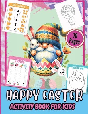 bokomslag Happy Easter Activity Pages for Kids 70 Pages