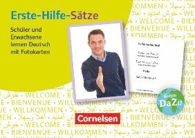 Erste-Hilfe-Sätze: Schüler und Erwachsene lernen Deutsch mit Fotokarten 1