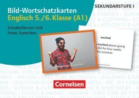 bokomslag Bild-Wortschatzkarten Fremdsprachen Sekundarstufe I. Englisch Klasse 5/6 - Für Vokabellernen und freies Sprechen (Stufe A1)