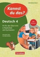 bokomslag Kannst du das? - Neubearbeitung. 4. Jahrgangsstufe - Deutsch: Fit für den Übertritt in Realschule und Gymnasium. Übungsheft