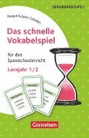bokomslag Das schnelle Vokabelspiel - Spanisch - Lernjahr 1/2