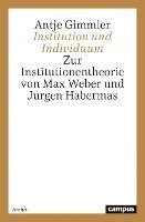 bokomslag Institution und Individuum