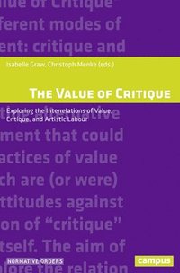 bokomslag Value of Critique