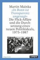 bokomslag »In Bonn ist Transparenz angesagt«