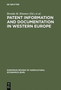 bokomslag Patent information and documentation in Western Europe
