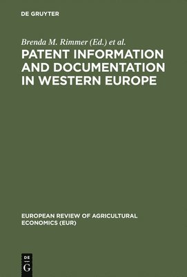 Patent information and documentation in Western Europe 1