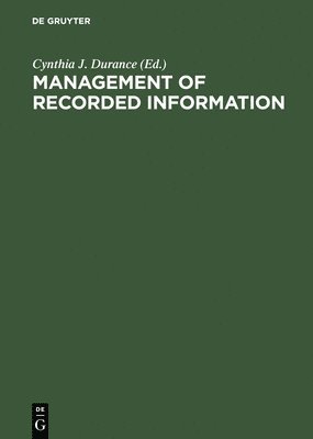 Management of Recorded Information 1