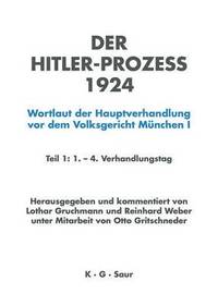 bokomslag Hitler-Proze 1924 Tl.1