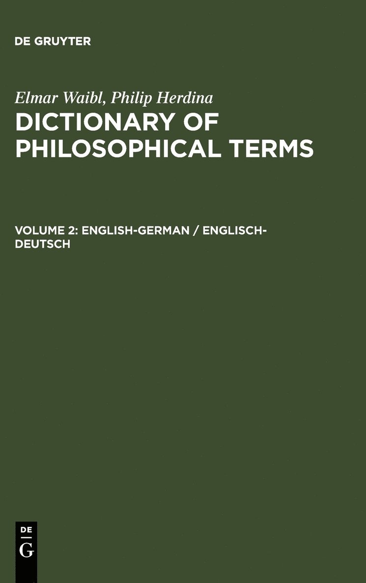 Elmar Waibl, Philip Herdina - English-German / Englisch-Deutsch, Inbunden
