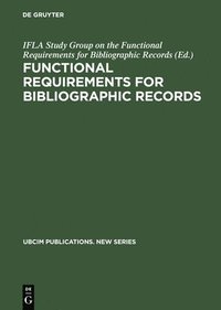 bokomslag Functional Requirements for Bibliographic Records