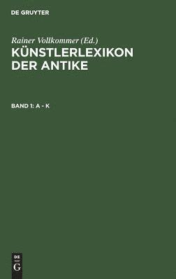 Rainer Vollkommer - A - K, Inbunden
