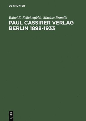 Paul Cassirer Verlag Berlin 1898-1933 1