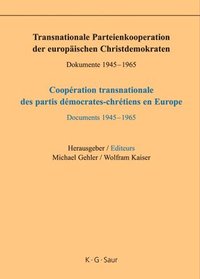 bokomslag Transnationale Parteienkooperation der europischen Christdemokraten