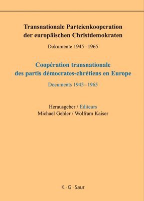 bokomslag Transnationale Parteienkooperation der europischen Christdemokraten