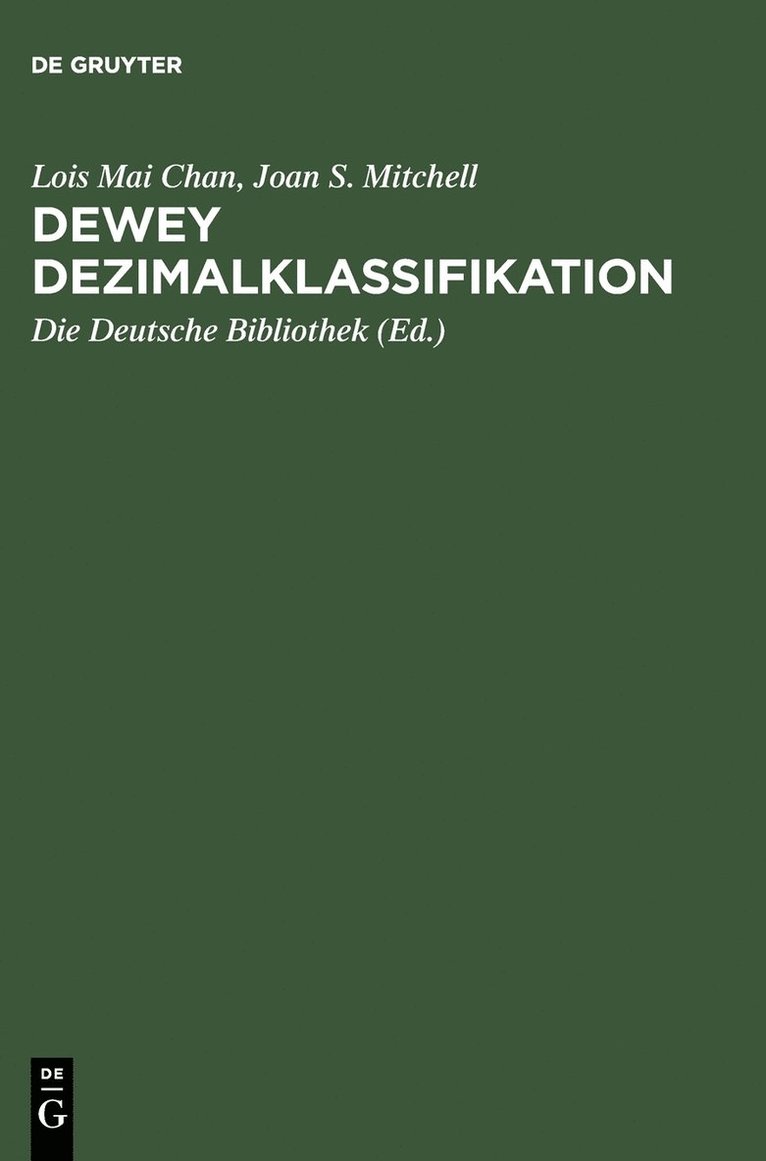 Dewey Dezimalklassifikation 1