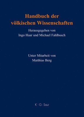 bokomslag Handbuch der vlkischen Wissenschaften