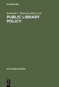 bokomslag Public Library Policy