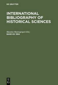 bokomslag International Bibliography of Historical Sciences