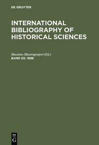 bokomslag International Bibliography of Historical Sciences, Volume 65