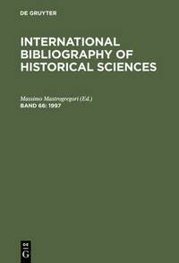 bokomslag International Bibliography of Historical Sciences, Volume 66