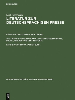Gert Hagelweide - 44706-58007. Aachen-Eutin, Inbunden