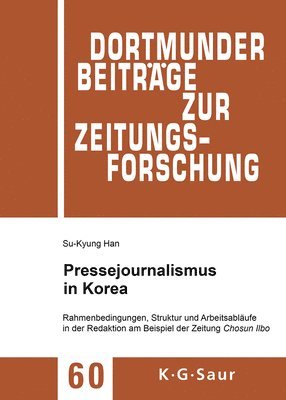 bokomslag Pressejournalismus in Korea